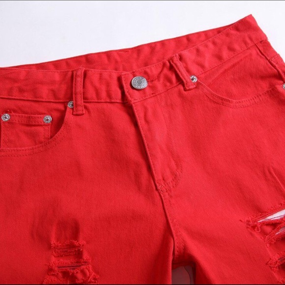 Ripped Jeans With Zipper Slim Fit size 36 - Picture 2 of 3